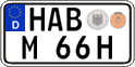 German license plate, Plates for oldtimers (type 