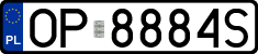 License plates of Poland, Regular car plates