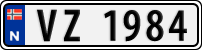 License plate of Norway, Trailers, motorcycles, special vehicles