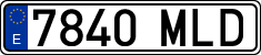 License plates of Spain, Ordinary (2000)