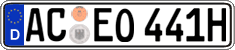 German license plate, Plates for oldtimers (type 