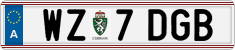 License plate of Austria, Regular plates