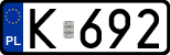 License plates of Poland, Regular car plates