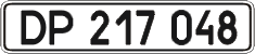 License plate Ukraine, Diplomatic