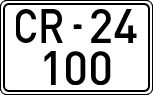 License plates of Spain, 1900 year series