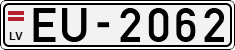 License plate of Latvia, Regular car plates