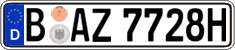 German license plate, Plates for oldtimers (type 