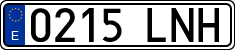 License plates of Spain, Ordinary (2000)