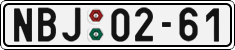 License plate of the Czech Republic, Cars (1960)