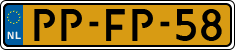 License plate of the Netherlands, Cars