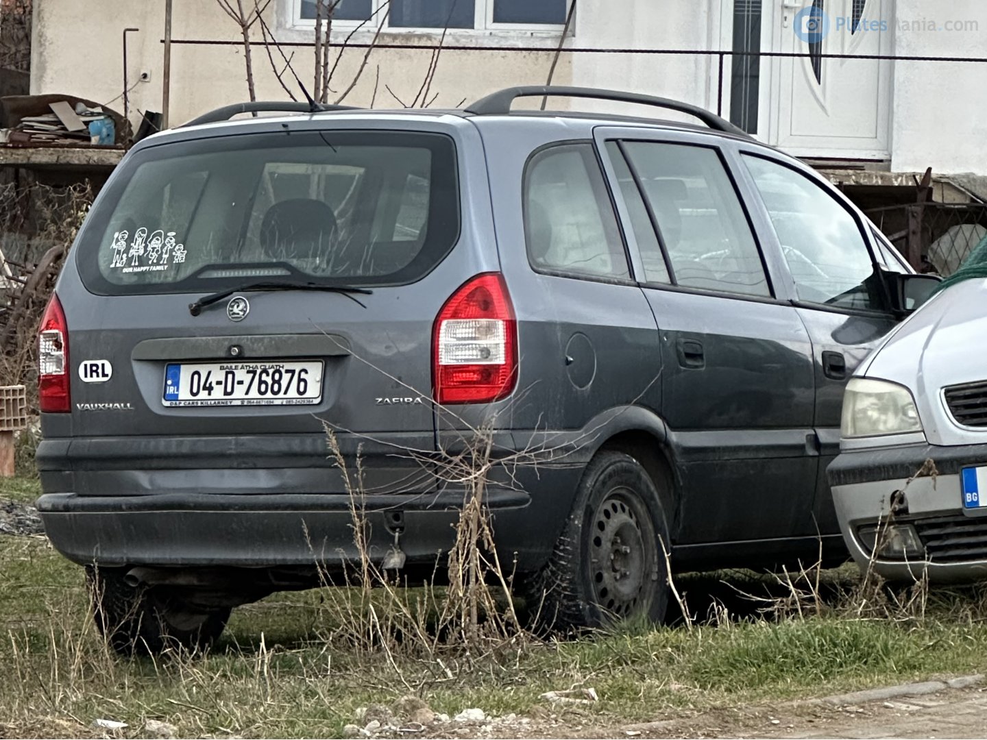 04-D-76876, Vauxhall Zafira 1st gen (A; T98), 1999–2005
