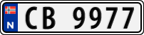 License plate of Norway, Trailers, motorcycles, special vehicles
