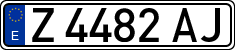License plates of Spain, 1971 year series