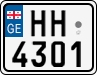 License plate of Georgia, Motorcycles (2014)