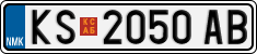 License plate of North Macedonia, Regular plates (2012)