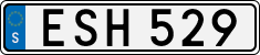 License plate of Sweden, Regular plates