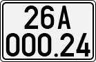 License plate of Vietnam, Cars