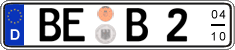 German license plate, Seasonal plates
