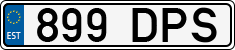 License plate of Estonia, Regular car plates