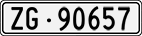 License plate of Switzerland, Cars