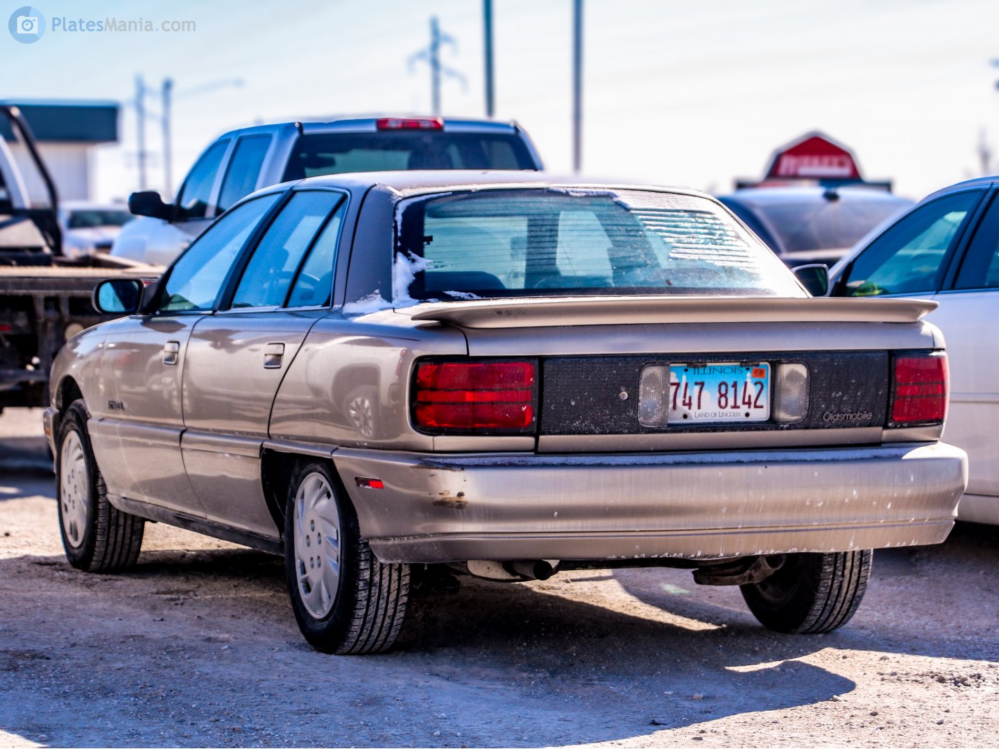 747 8142, Oldsmobile Achieva 1st gen Sedan (69; N-body), 1991–1997