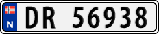 License plate of Norway, Cars