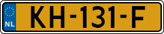 License plate of the Netherlands, Cars