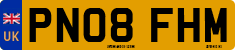 License plate of the United Kingdom, 2001 year system