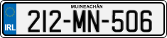 License plate of Ireland, Regular plates