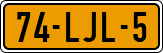 License plate of the Netherlands, Cars