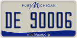 Michigan, Commercial vehicles (AB 12345)