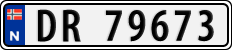 License plate of Norway, Cars