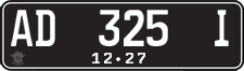 License plate of Indonesia, Regular plates