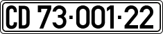 License plate of Israel, Diplomatic