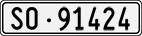 License plate of Switzerland, Cars