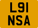 License plate of the United Kingdom, 1983 year system