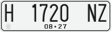 License plate of Indonesia, Regular plates