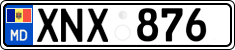License plate of Moldova, Cars (2015)