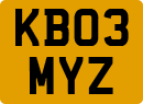 License plate of the United Kingdom, 2001 year system