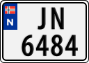 License plate of Norway, Trailers, motorcycles, special vehicles