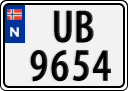 License plate of Norway, Trailers, motorcycles, special vehicles