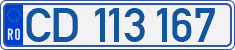 License plate of Romania, Diplomatic