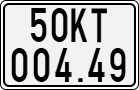 License plate of Vietnam, Specialty plates