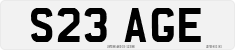 License plate of the United Kingdom, 1983 year system
