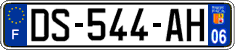 French license plate, SIV (ordinary)