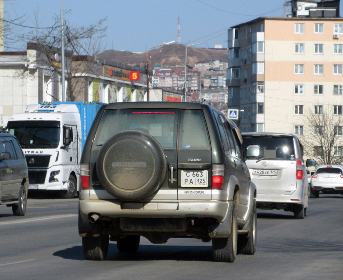 с 663 ра 125, Isuzu Bighorn 2nd gen 5-door SUV (UBS73), facelift, 1998–2002