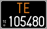 License plate of Italy, Cars (1927 year series)