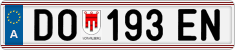 License plate of Austria, Regular plates