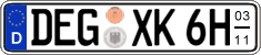 German license plate, Seasonal plates (Oldtimers)