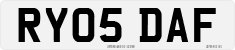 License plate of the United Kingdom, 2001 year system